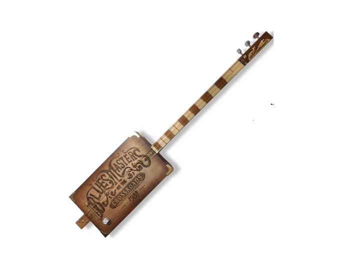 Blues Master Crossroads 3tpv Cigar Box guitar Matteacci's