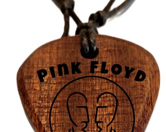 The division bell necklace with Pink Floyd mahogany pick