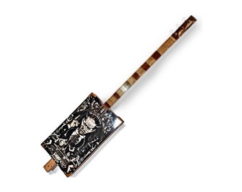 The Devil Cigar Box Guitar 3tpv Matteacci's