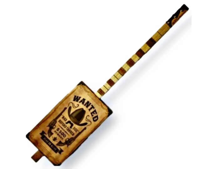 The Wanted cigar box guitars 3tpv by Matteacci's