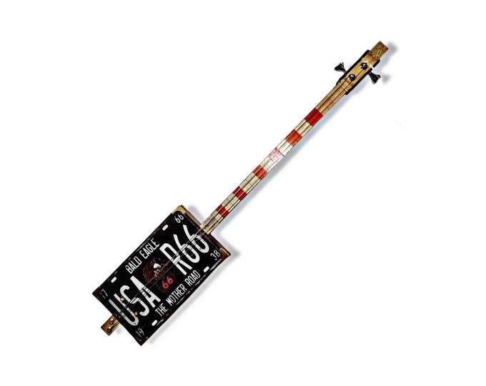 Use R 66- 2Sp mini Double bass cigar box guitar Matteacci's