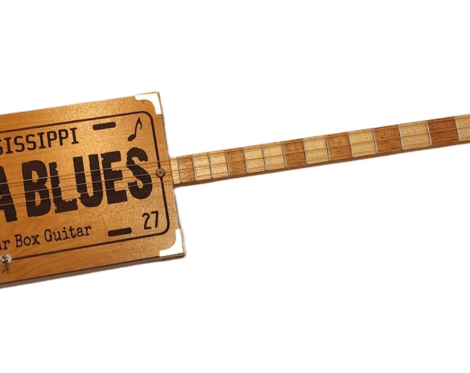 Cigar Box Guitar Matteacci's Delta Blues 3T Special