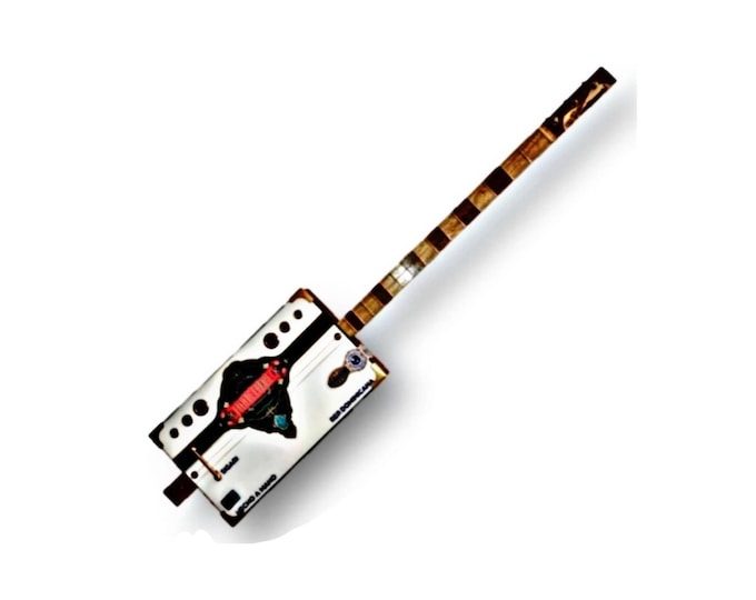 Joya de Caribe 3tpv cigar box guitar Matteacci's Italia