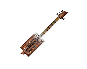 Coca cola Cigar Box guitar bass Matteacci's