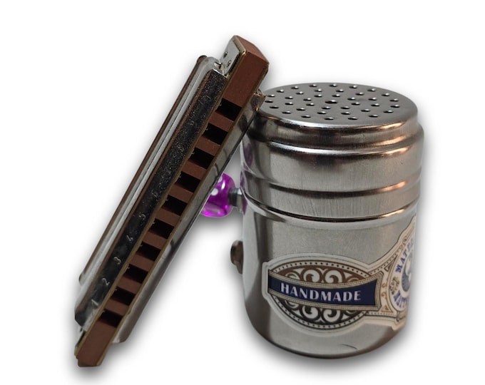 Tin Can Harmonica Microphone. Matteacci's Italy