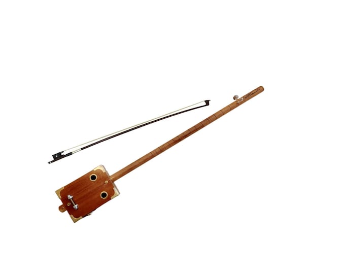 Cigar box fiddle violin 1 string Matteacci's