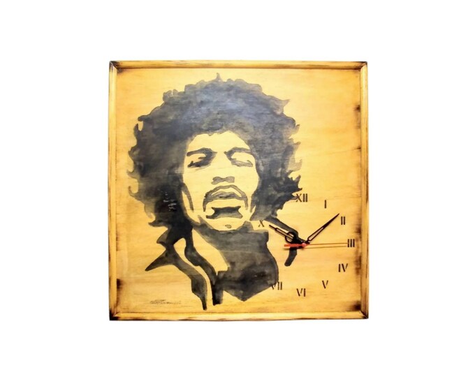 Hendrix tribute Wall Clock By Matteacci's