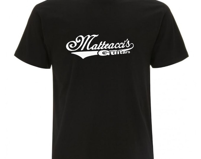 Black cotton T-shirt by Matteaccis