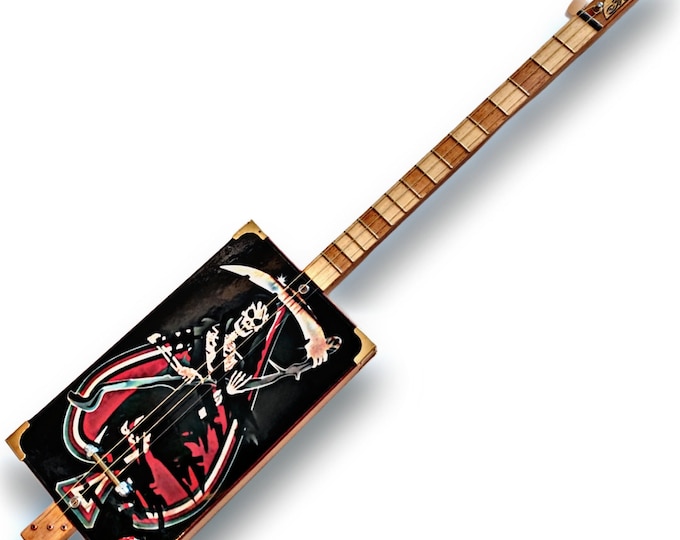 Matteacci's The Exorcist Cigar Box guitar 3tpv