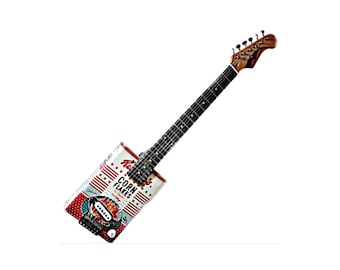 Kellogg's cigar box Guitar 6 strings