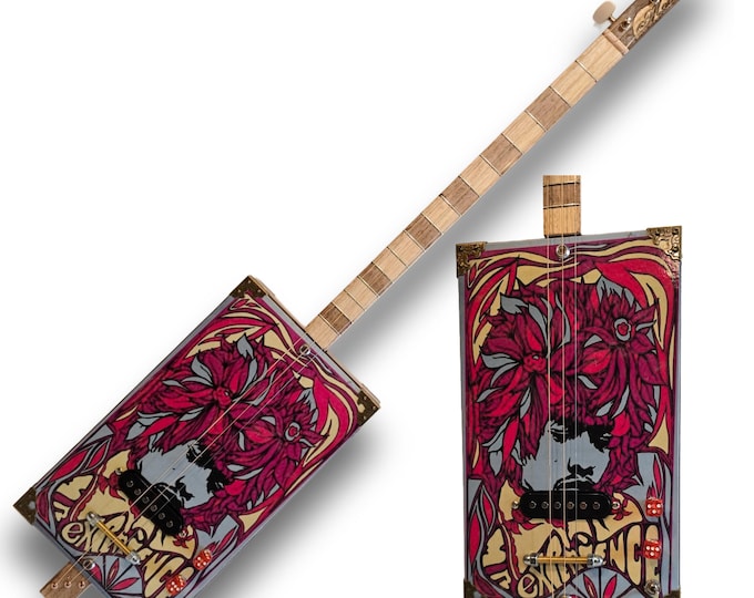 Cigar Box Guitar Hendrix Experience special by Matteacci's