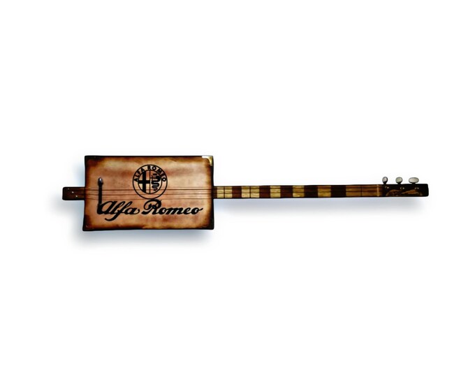 Alfa Romeo Milano 3tpv Cigar Box guitar tribute Matteacci's