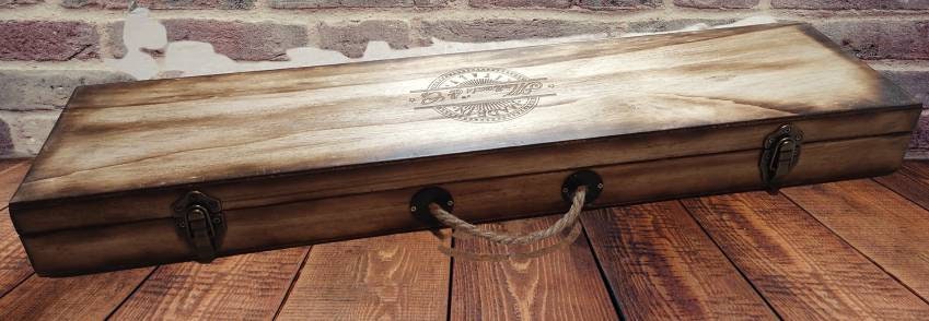 Fly Case Antique Wooden Case for Cigar Box Guitar Matteacci's -  Canada