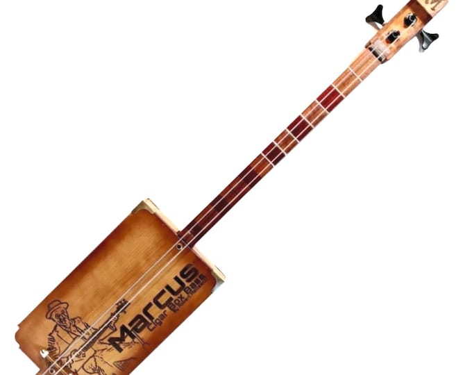 Marcus- 2TS mini Double bass cigar box guitar Matteacci's