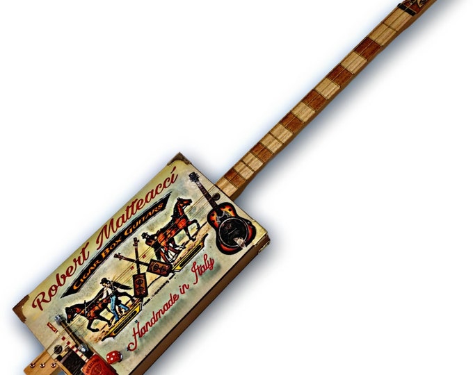 Matteacci's Ls.3tpv cigar box guitar Matteacci's