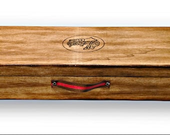 Fly case antique wooden case for Cigar Box Guitar Matteacci's