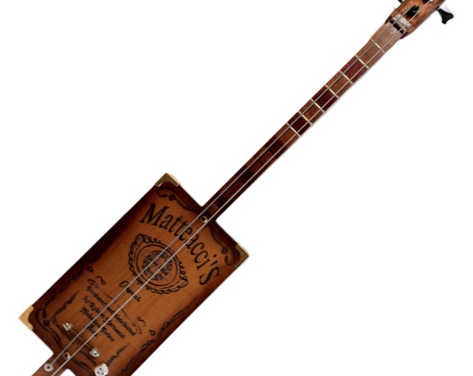 Matteacci's- 2TS mini Double bass cigar box guitar Matteacci's