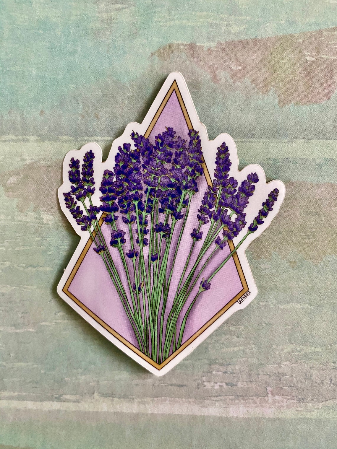 Lavender Sticker/ Vinyl Stickers/ Nature Stickers/ Flower | Etsy