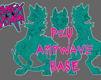 Ampwave Furry Art Base Ref Sheet