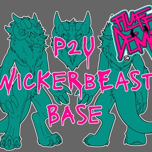 Arkusz referencyjny bazy sztuki Furry Wickerbeast