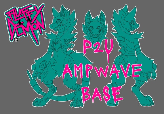 Ampwave - Furry Art Base Ref Sheet