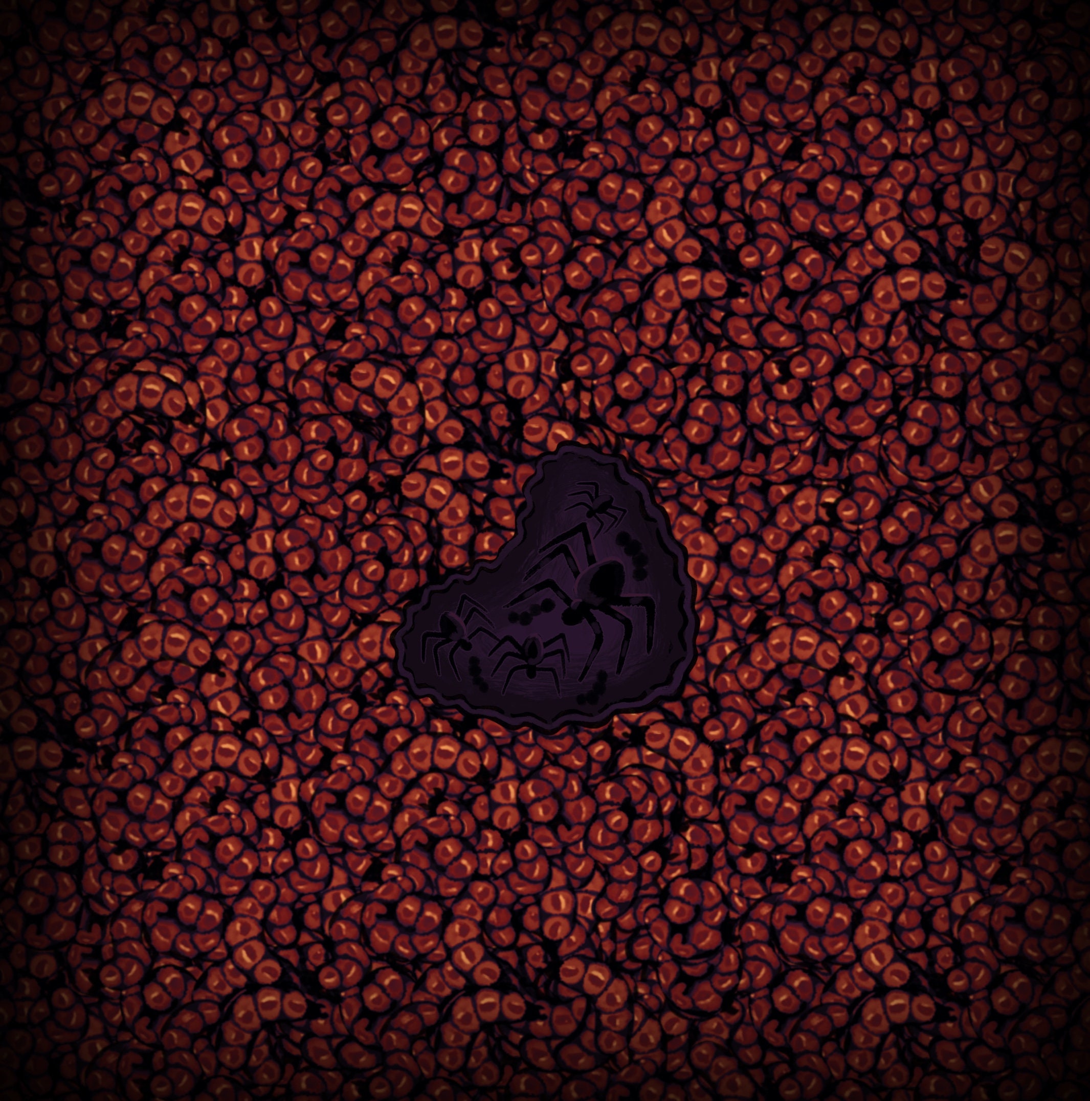 Deep Red Stackable Frog Stickers GORE - Etsy