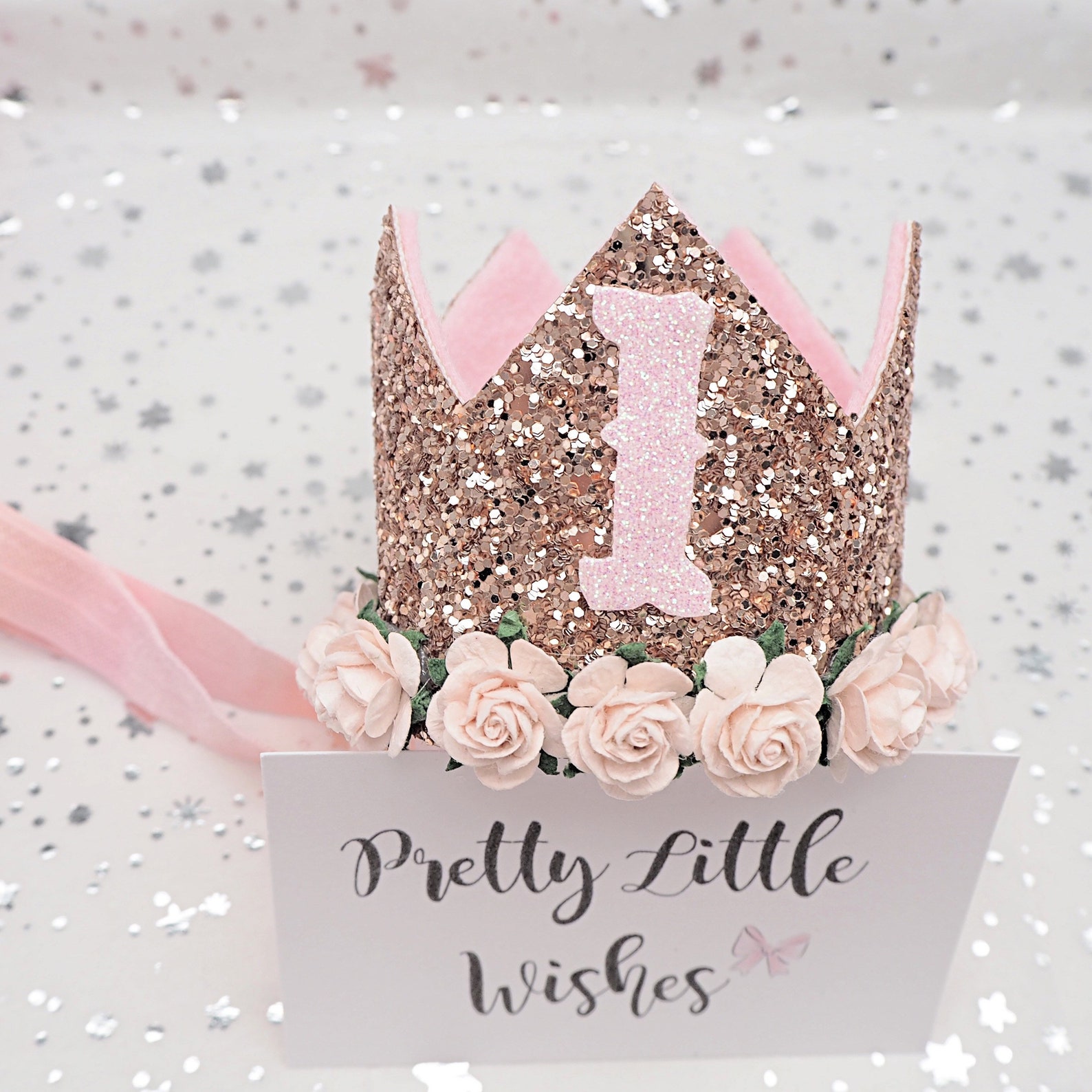 rose gold crown rose gold birthday crown 1st birthday