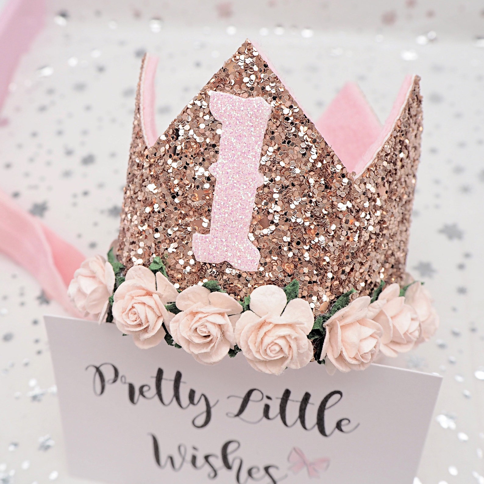 rose gold crown rose gold birthday crown 1st birthday