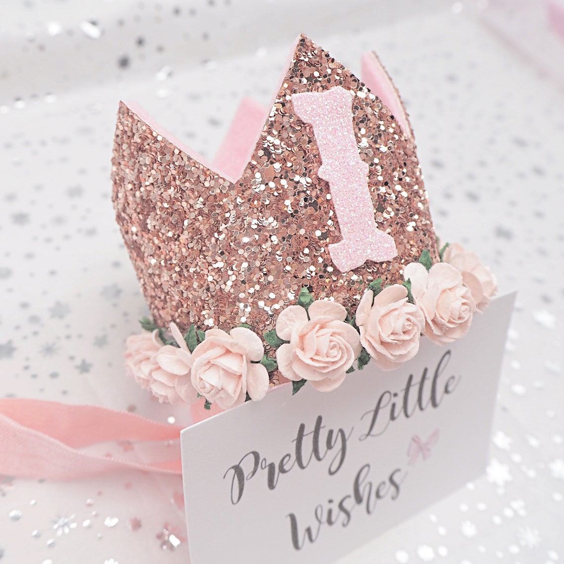 rose gold crown rose gold birthday crown 1st birthday