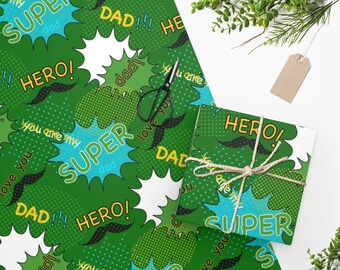 Download Dad Wrapping Paper Etsy