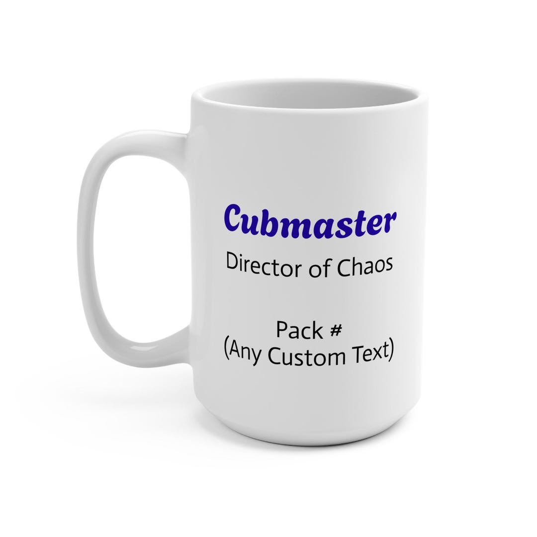 Cubmaster Gift Personalized | Cub Leader Thank You | Den Leader Thank ...