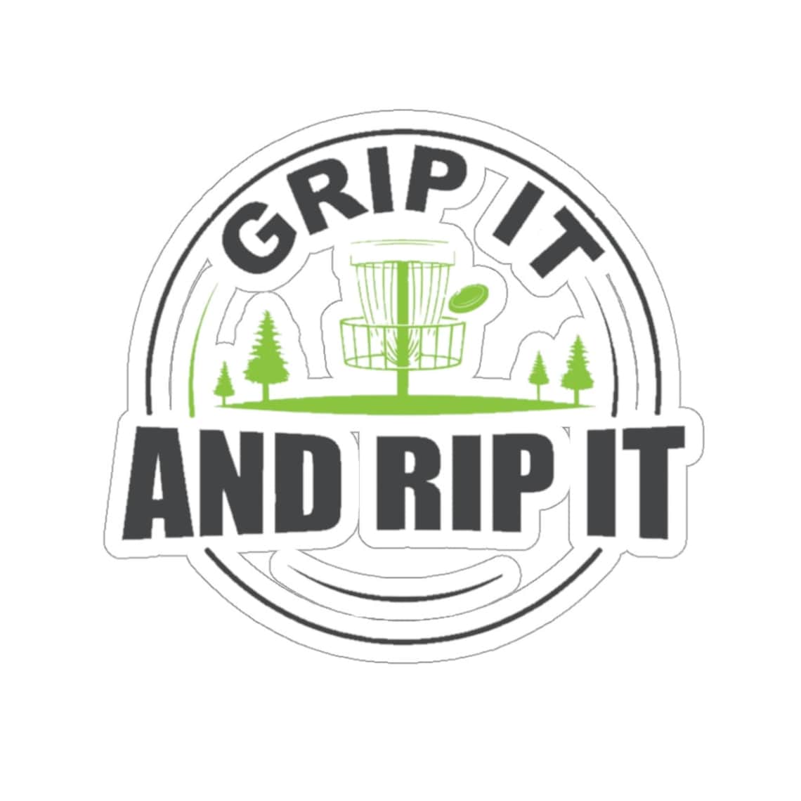 Disc Golf Grip it stickers Frisbee golf sticker Grip it Etsy