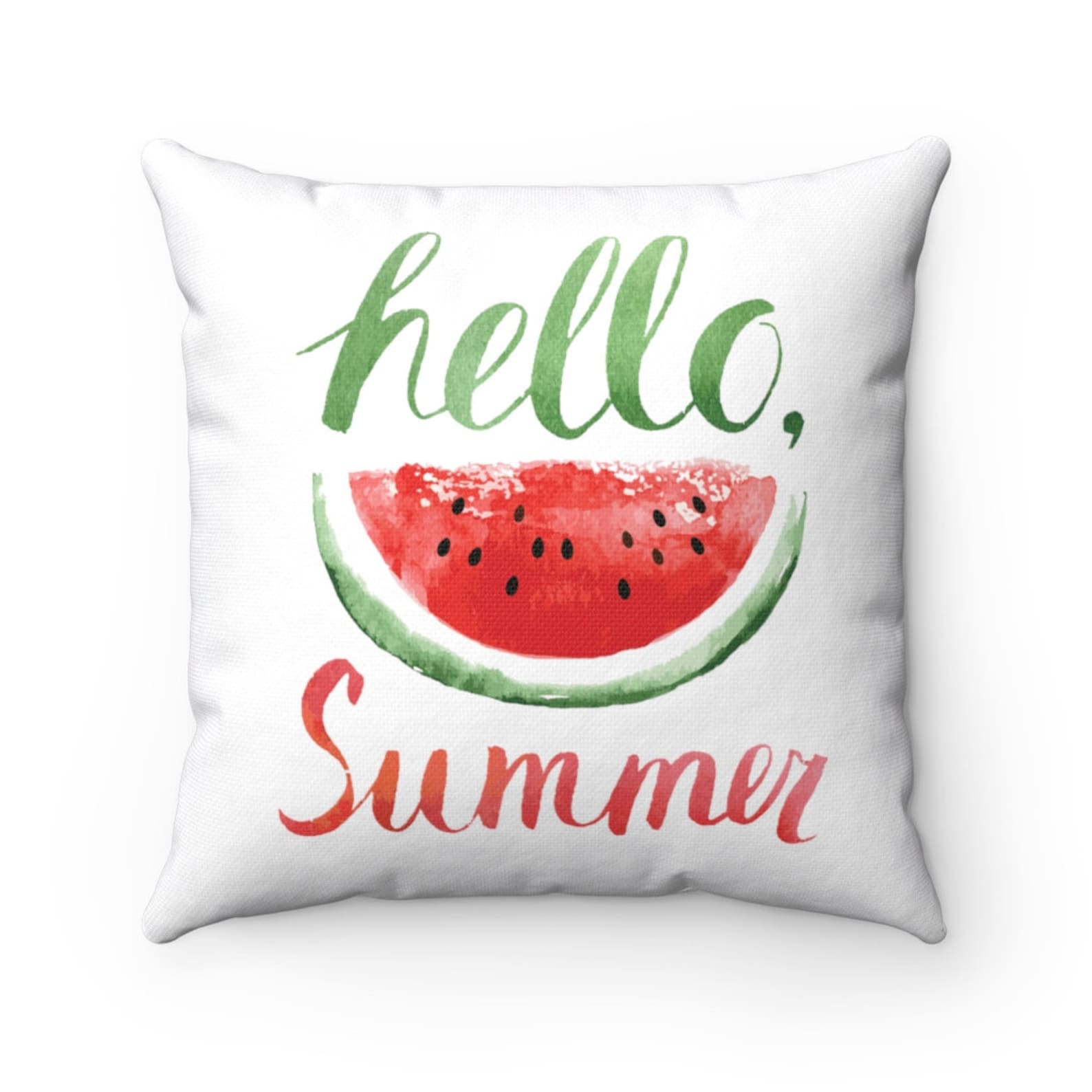 Summer throw Pillow Hello Summer pillow Summer décor Etsy