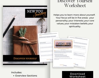 Daily Reflection Journal | Inspirational PDF Workbook | Discover Yourself