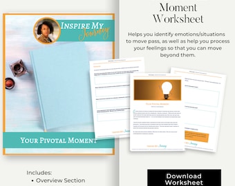 Daily Reflection Journal | Inspirational PDF Workbook | Your Pivotal Moment