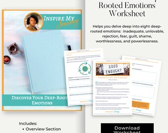 Daily Reflection Journal | Inspirational PDF Workbook | Discover Your Deep-Rooted Emotions