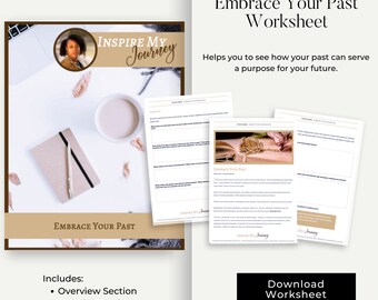 Daily Reflection Journal | Inspirational PDF Workbook | Embrace Your Past