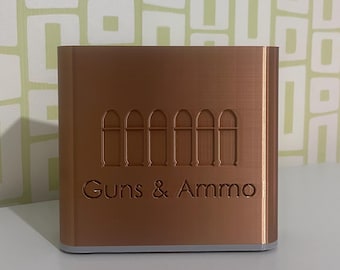 3D Druckbare 45ACP Ammo Box STL - 100 Schuss Lagerung (Digitaler Download)