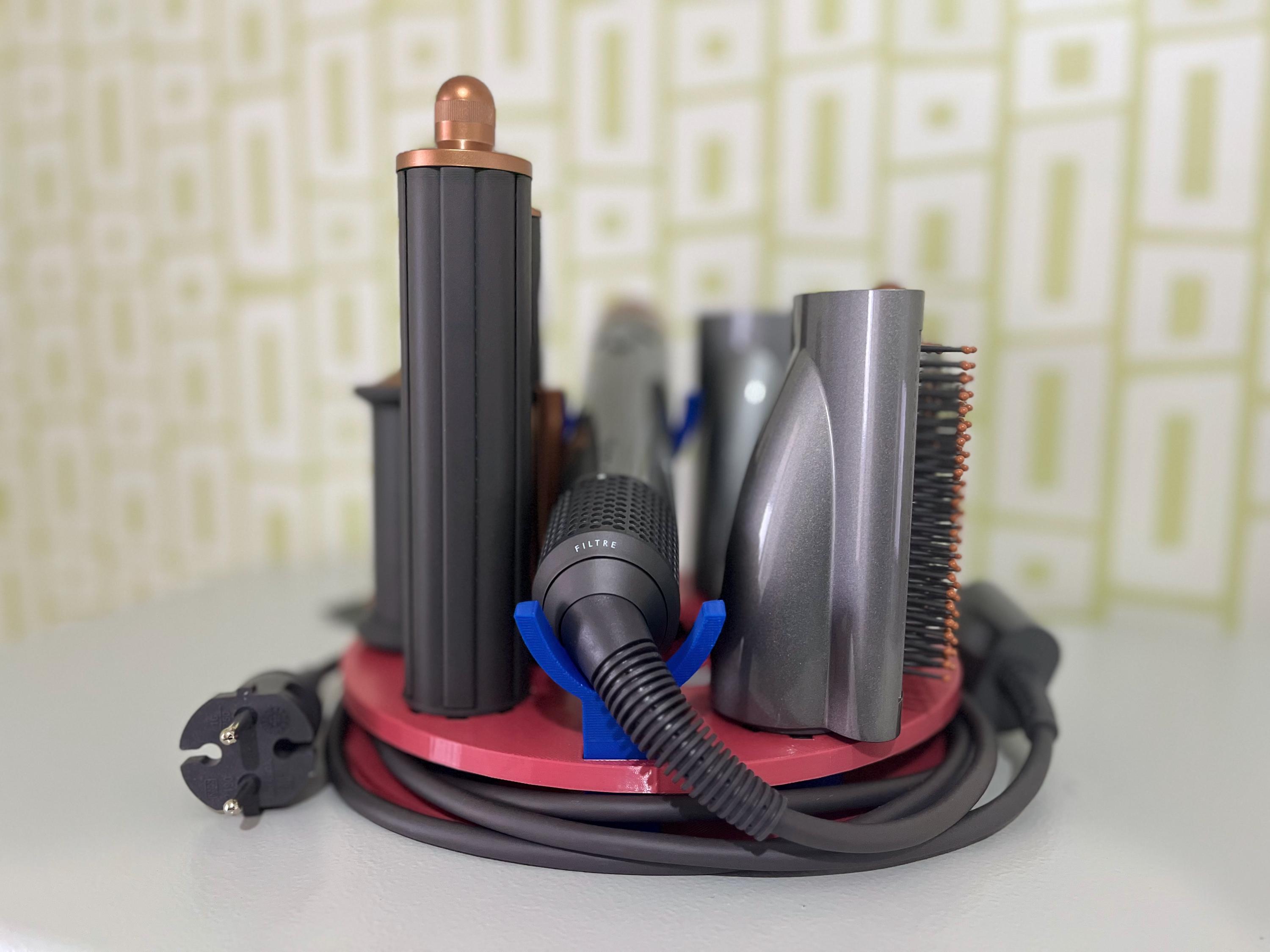 3D Printable Dyson Airwrap Organizer | STL File, Hair Tool Storage