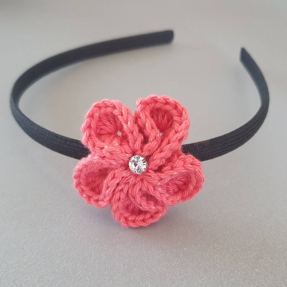 Children s Crystal Flower Headbands Hair Accessories Little Girl