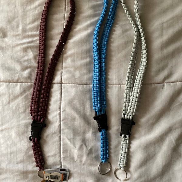 Paracord Lanyard Keychains - Removable