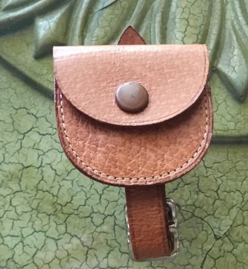 Vintage Genuine Leather Change Purse