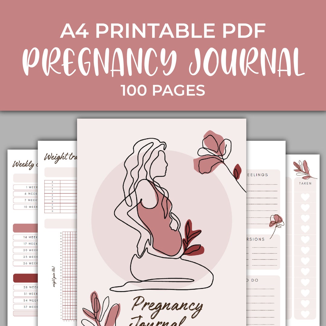 The Ultimate Pregnancy Journal Printable Pregnancy Journal - Etsy