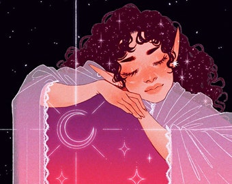 The Turning of Day [ Original Character Print ]