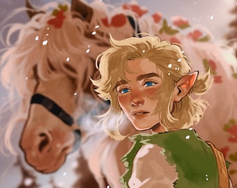 A Boy and His Horse [ BOTW Print ]