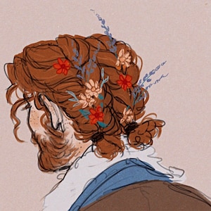 Flowers in His Hair [ Caleb Widogast Print ]