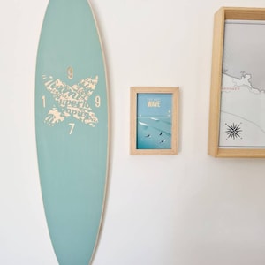 Decorative wooden surfboard