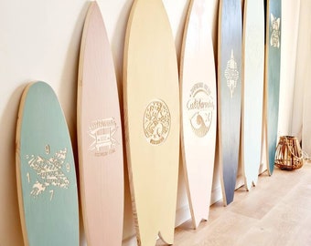 tabla de surf decorativa