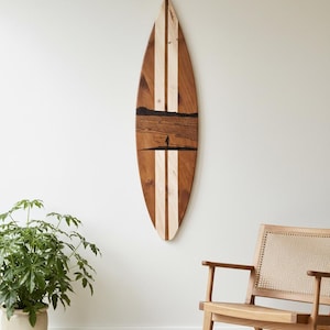 Planche de surf décorative en bois