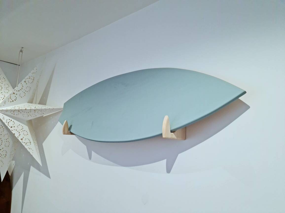 Planche de Surf en Bois/Surf Board et Support Bois